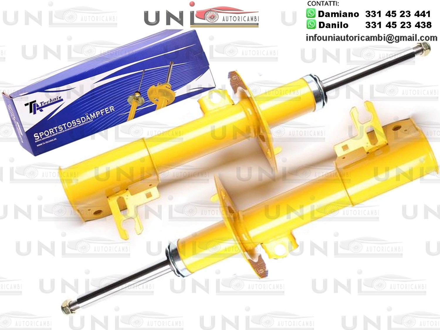 2 X Ammortizzatore Anteriore Sinistro + Destro Sportivo a Gas Ta Technix Opel Astra H,GTC,Caravan,Twintop,Kast,Zafira B