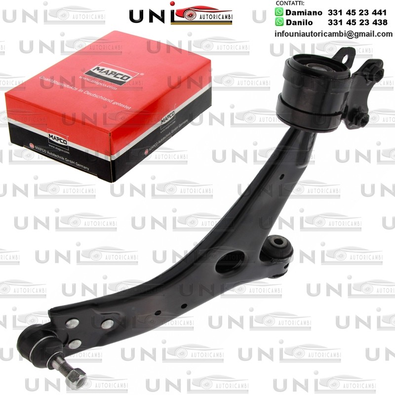 Braccio oscillante anteriore Destro Rinforzato FORD FOCUS C-MAX / FOCUS II / VOLVO C70 II / S40 II / V50