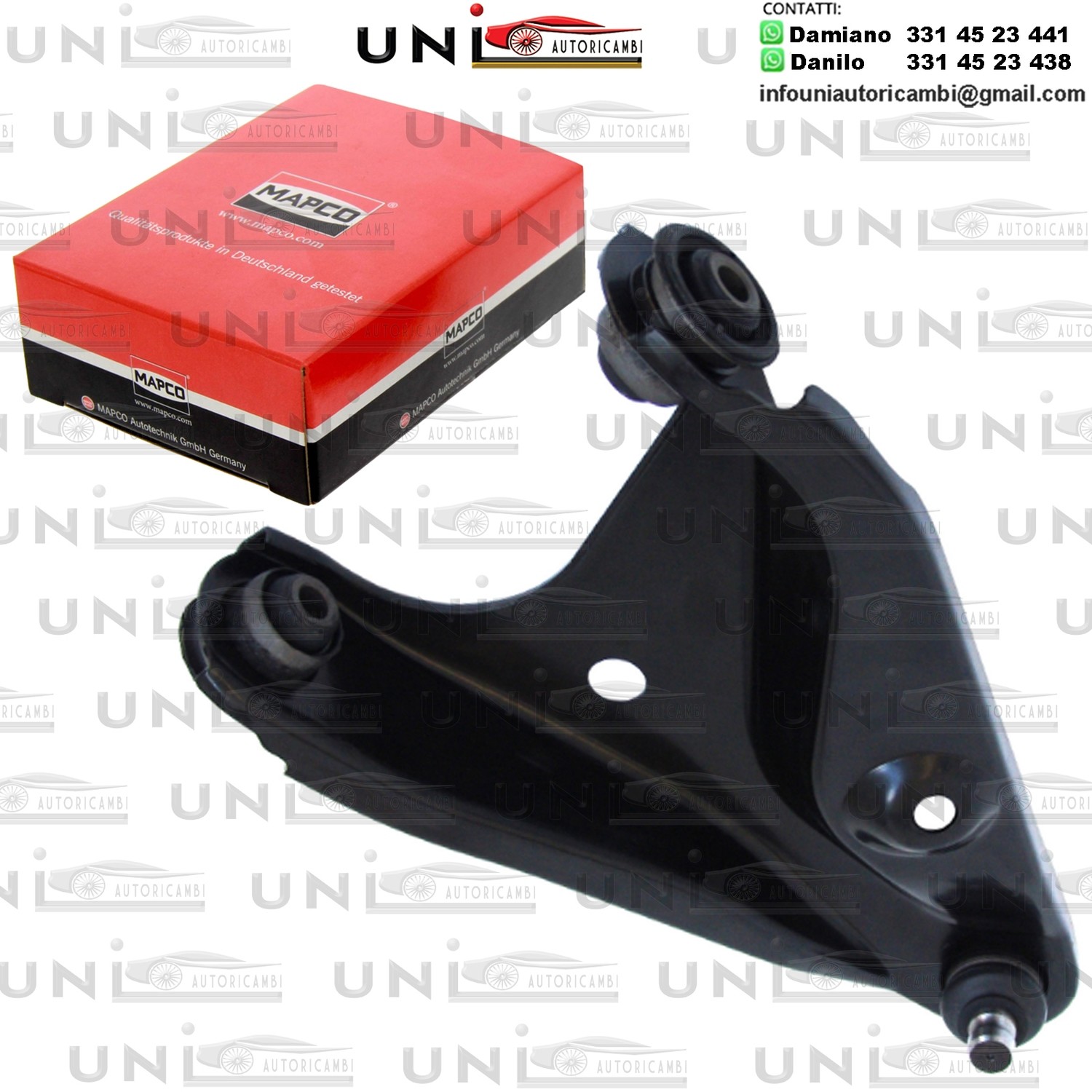 Braccio oscillante Assale anteriore Sinistro Rinforzato DACIA LOGAN / SANDERO / RENAULT LOGAN / RENAULT SANDERO/STEPWAY I