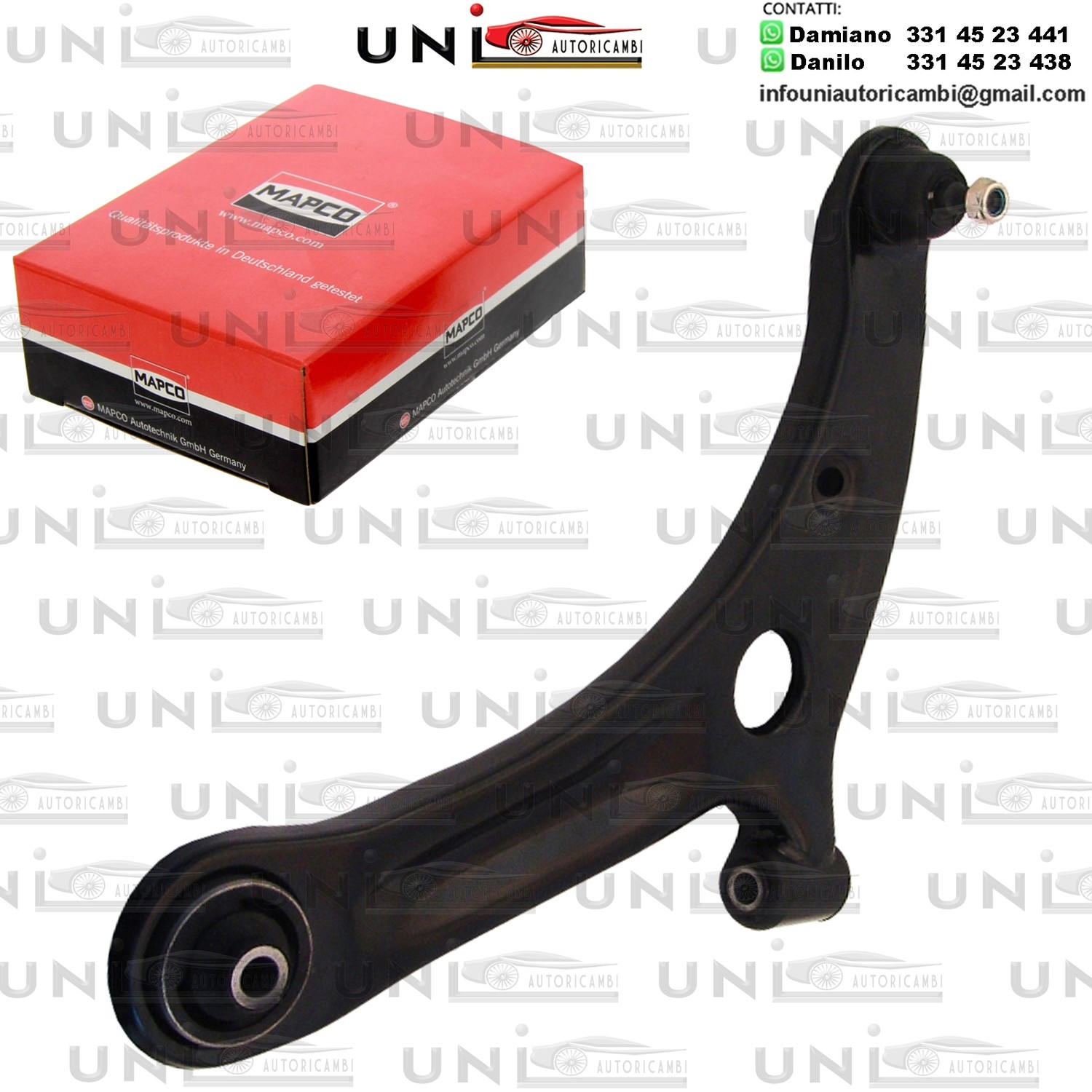 Braccio oscillante anteriore Sinistro Rinforzato MITSUBISHI COLT / SMART FORFOUR