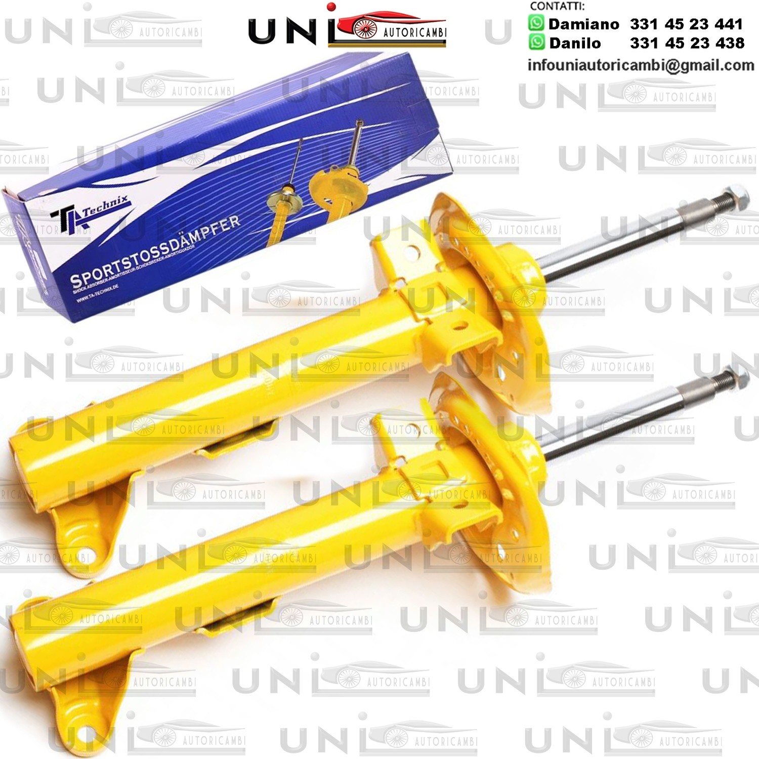 2 Ammortizzatore Anteriore Sportivo a Gas Ta Technix Mercedes Benz Classe C berlina W204