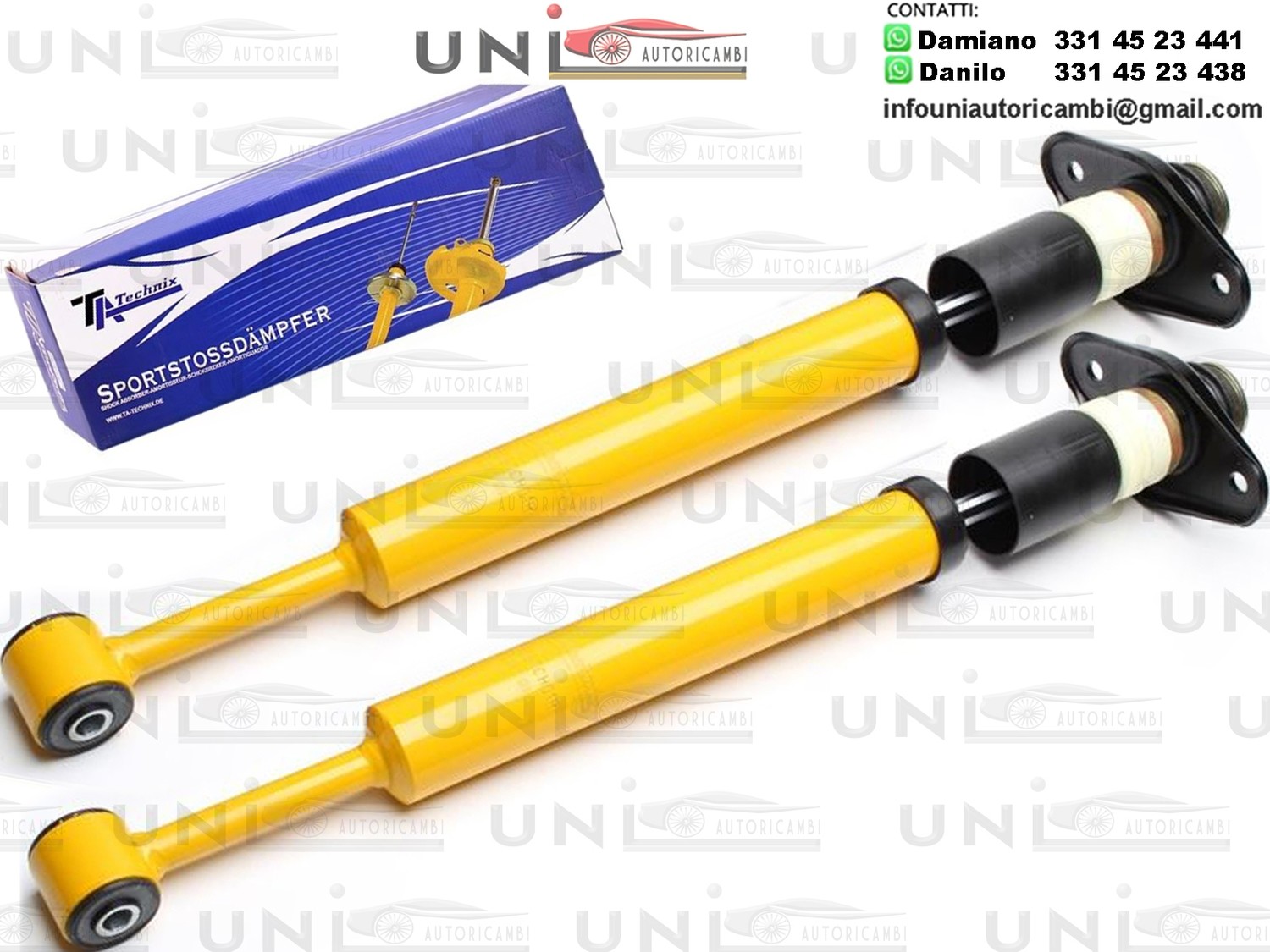 2 Ammortizzatore Posteriore Sportivo a Gas Ta Technix Chrysler 300C, Chrysler Touring/Dodge Challenger Coupe,Caricabatterie