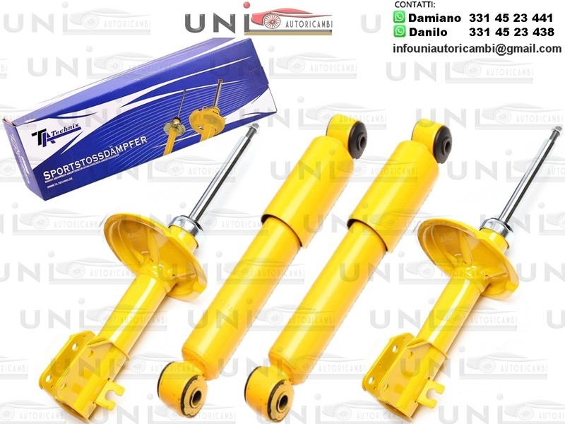 4 Ammortizzatori Anteriori Sportivi a Gas Ta Technix Alfa 145 146 (930) da 1994 a 2001