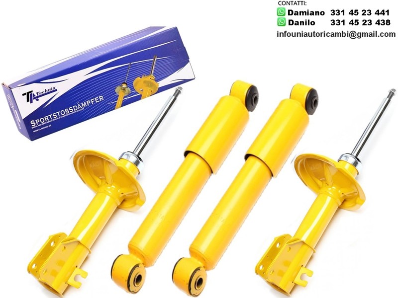 4 Ammortizzatori Anteriori Sportivi a Gas Ta Technix Alfa 145 146 (930) da 1994 a 2001