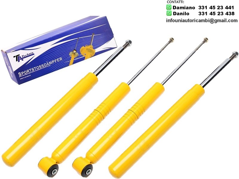 4 Ammortizzatori Sportivi a Gas Ta Technix Audi 80 - 90 (81 - 85 - B2 da 1978 / Coupè (89 / 8B) / Audi 80 (89 / 8A / B3) da 1986 !!!NO QUATTRO!!!