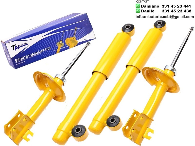 4 Ammortizzatori Sportivi FIAT CINQUECENTO dal 1991-  , FIAT SEICENTO dal 1998-