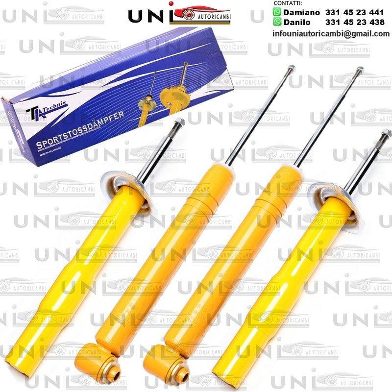 4 Ammortizzatori Sportivi per: BMW Serie 5 E60 Berlina da 2003 a 2010