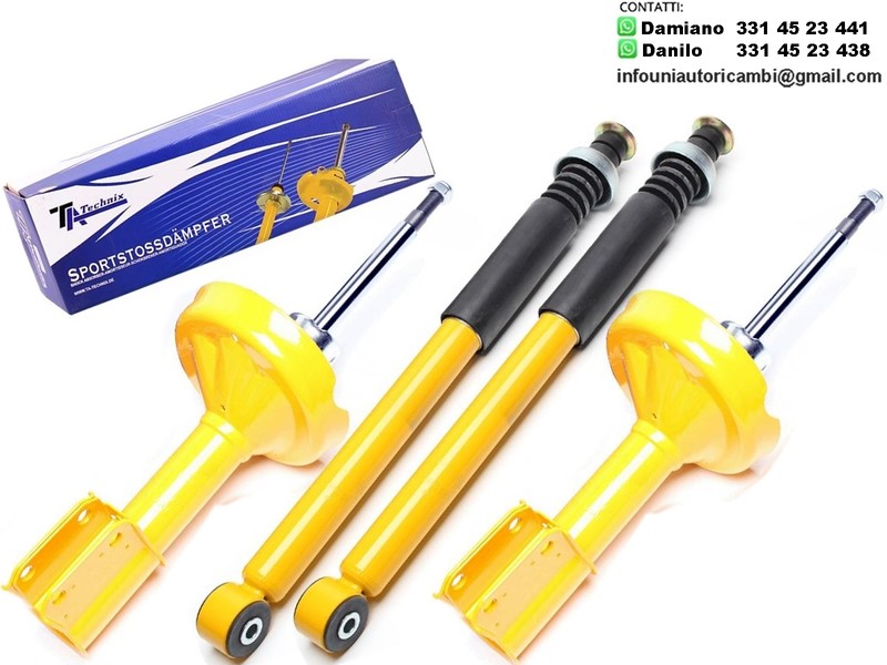 4 Ammortizzatori Sportivi per RENAULT Clio 2 dal 1998-2005 - Ammortizzatore Anteriore da 58mm