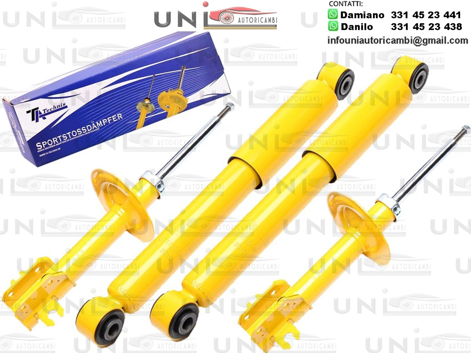 4 Ammortizzatori Sportivi TA TECHNIX FIAT PUNTO II 188 dal 1999