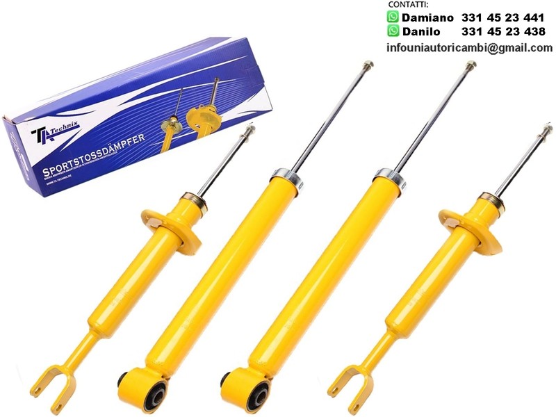 4 X Ammortizzatori Sportivi (2 Anteriori + 2 Posteriori) AUDI A4 8E / B6 / B7 Incluso Avant e Cabriolet dal 2001 / Seat Exeo 3R2 Incluso ST da 2009