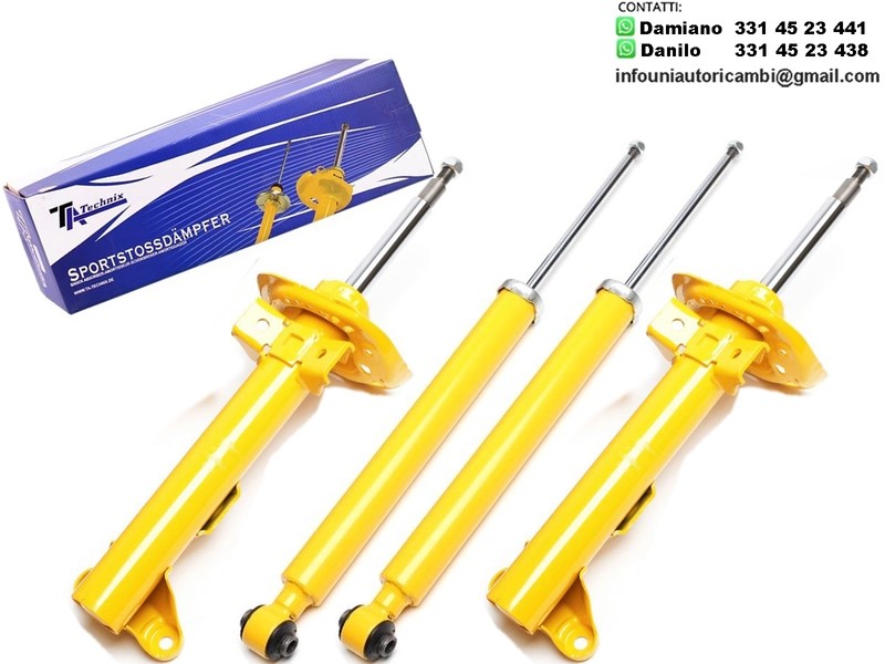 4 X Ammortizzatori Sportivi 2x Anteriore 2X Posteriore per: MERCEDES Classe C W204 Berlina dal 2007- ,, MERCEDES Classe C S204 Station wagon dal 2007- ,, MERCEDES Classe C C204 Coupe dal 2011-