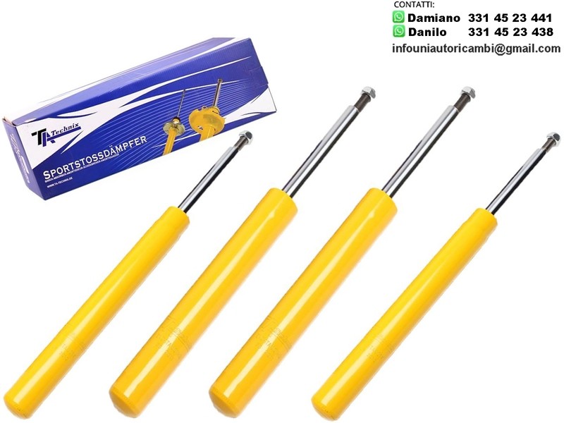 4 Ammortizzatori Sportivi a Gas Ta Technix Audi 80 (81 - 85 - B2 - 85Q) da 1978 / Quattro (85) da 1984 / 90 (89 / 89Q / 8A / B3) da 1987 SOLO QUATTRO 4X4!!!