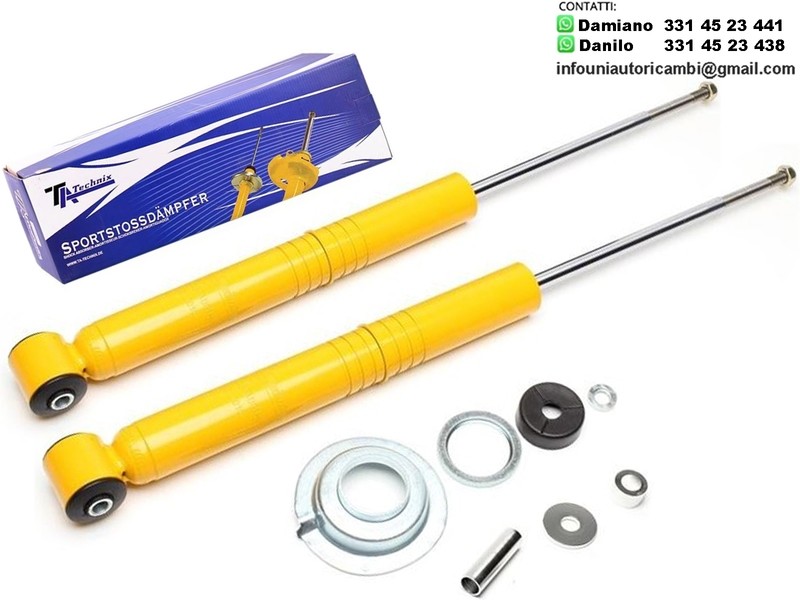 2 Ammortizzatori Posteriori Sportivi a Gas Ta Technix Audi Cabriolet (8G7 / B4) da 1991 a 2000