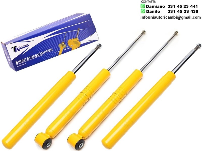 4 Ammortizzatori Sportivi a Gas Ta Technix Audi Cabriolet (8G7 / B4) da 1991 a 2000