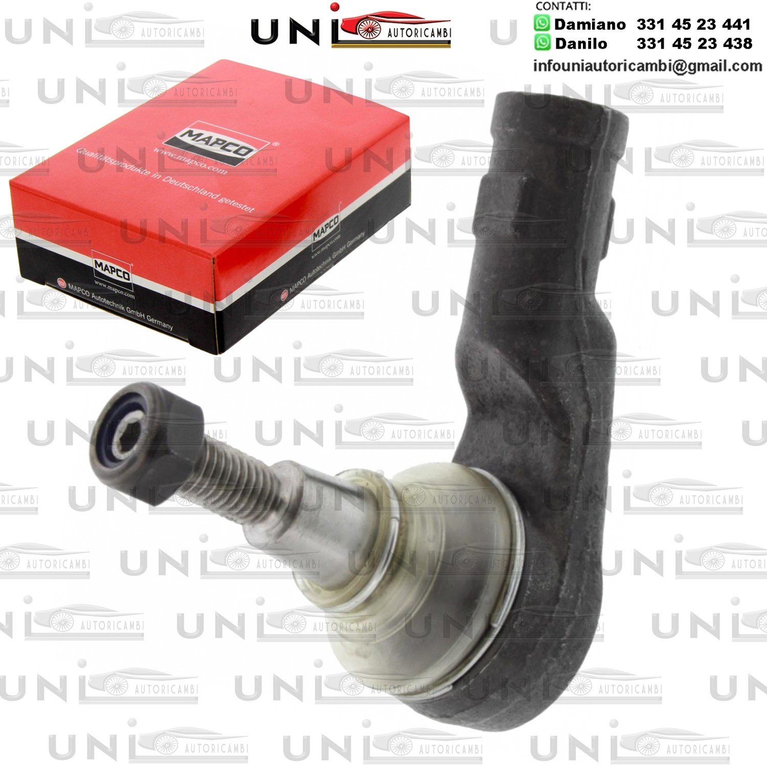 Testa barra d`accoppiamento Assale anteriore bilaterale Rinforzata LANDROVER DISCOVERY III 2.7/4.0/4.4 07.04-09.09