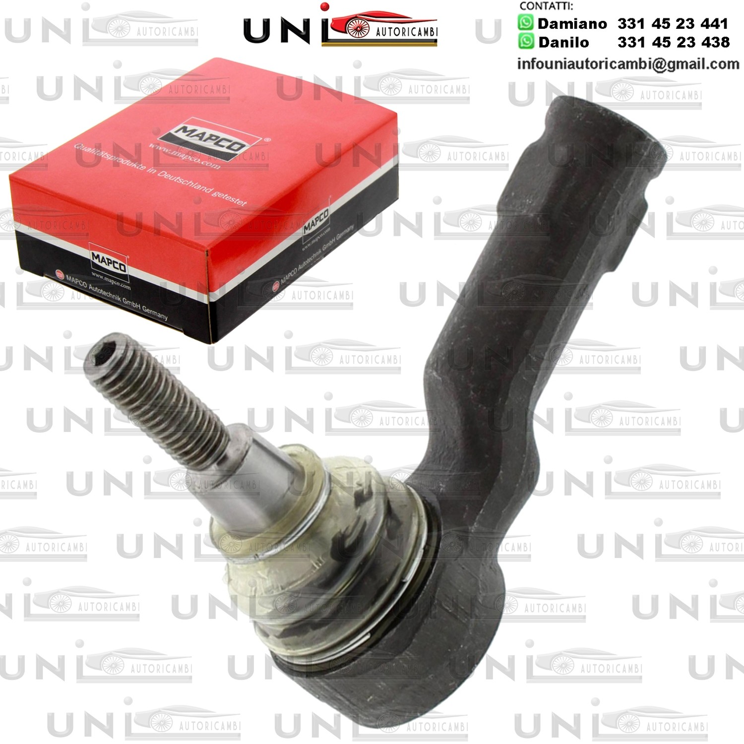 Testa barra d`accoppiamento Assale anteriore bilaterale Rinforzata LAND ROVER RANGE SPORT 02.05-