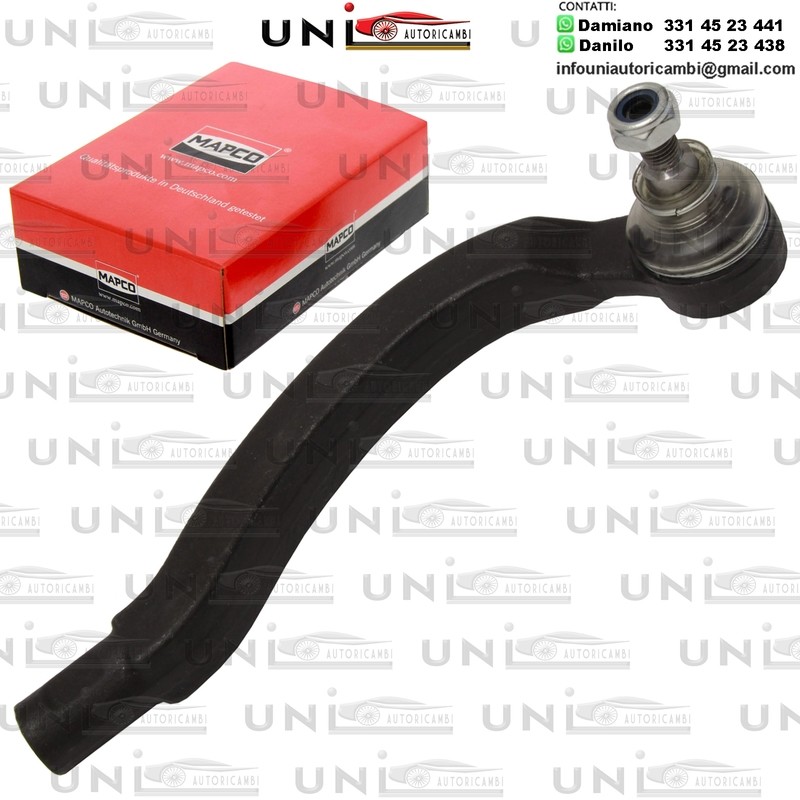 Testa barra d`accoppiamento Assale anteriore Destro Rinforzata ROVER GROUP 75 Series, MG ZT (Excludes ZT260), MG ZT-T 02/1999