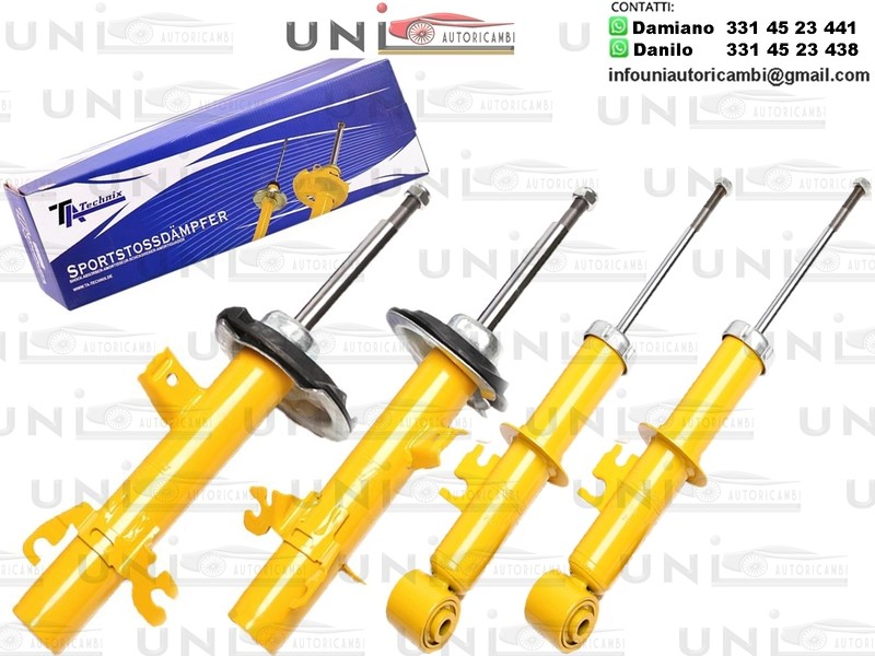 4 Ammortizzatori Sportivi Mini Cooper R50 R53 dal 2001- , Mini Cooper R52 Cabrio dal 2004-