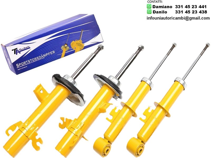 4 Ammortizzatori Sportivi Mini Cooper R50 R53 dal 2001- , Mini Cooper R52 Cabrio dal 2004-