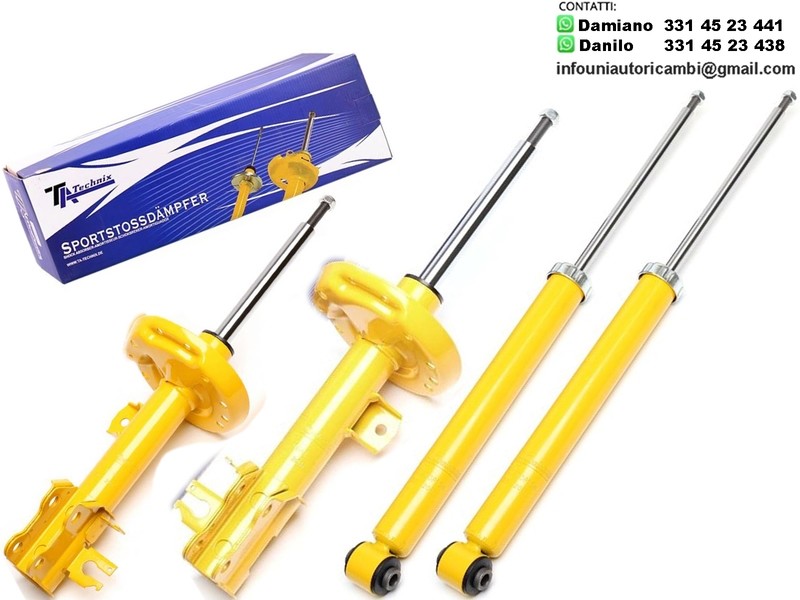 4 AMMORTIZZATORI SPORTIVI TA TECHNIX per: FIAT GRANDE PUNTO (199) dal 2007- , ALFA ROMEO MITO (955) dal 2008- , OPEL CORSA D dal 2006-