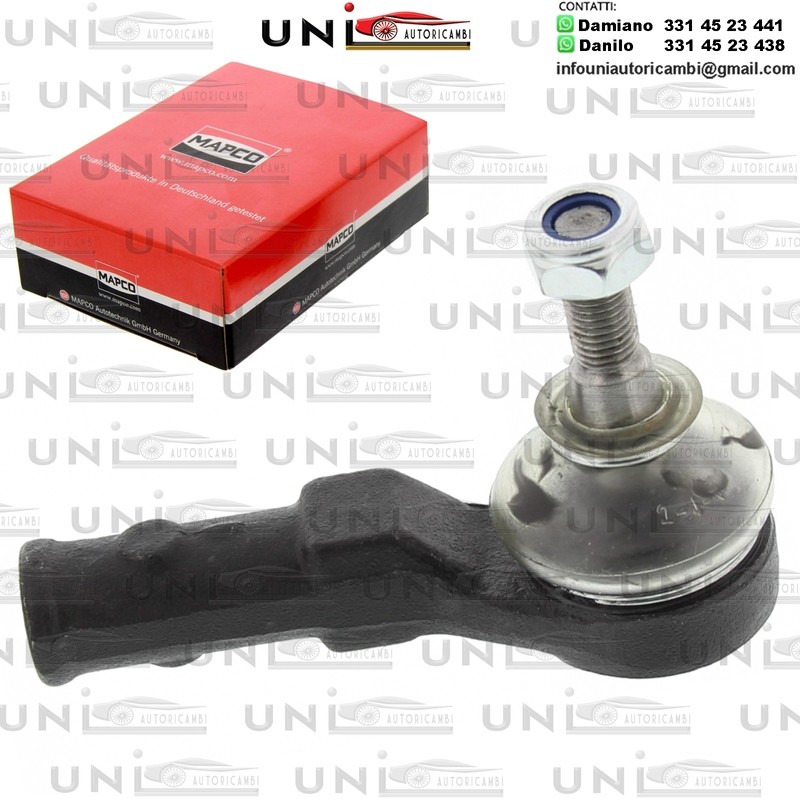 Testa barra d`accoppiamento Assale anteriore Destro Rinforzata RENAULT Clio 98 -, Kangoo 98 -, Megane 96 -, Scenic 99 -, Twingo 96 -