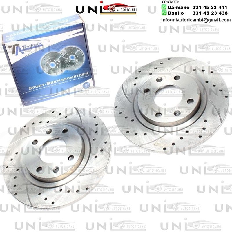 2X Dischi Sportivi Anteriori Citroën BX / BX Break / Peugeot 305 / 305 Break / 405 I+II / 405 I+II Break