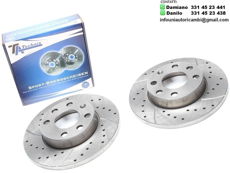 2X Dischi Sportivi Anteriori Daewoo Nexia / Opel Ascona C / Ascona C CC / Astra F / Astra F Caravan / Combo / Corsa A CC / Cadet E / Cadet E Caravan / Vectra A