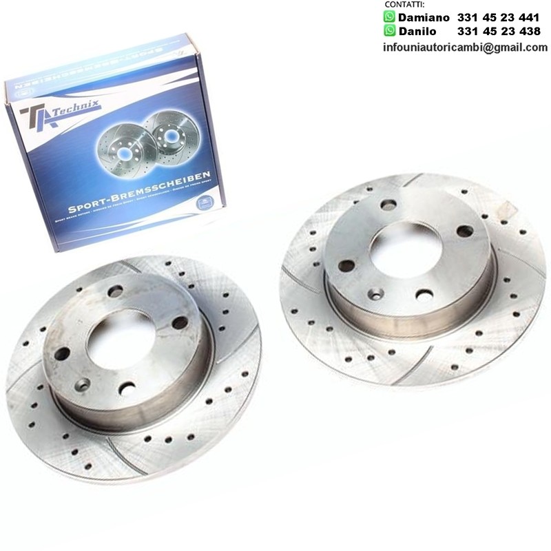 2X Dischi Sportivi Anteriori Ford Ecort V / Escort VI / Fiesta III / Fiesta Box / Courier Kasten / Orion III