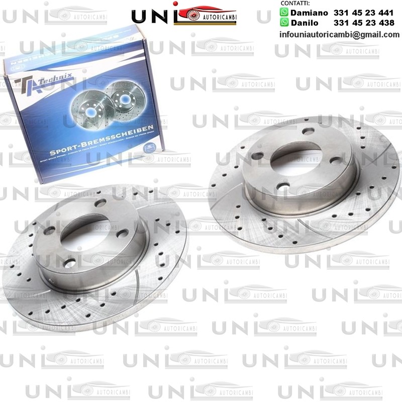 2X Dischi Sportivi Anteriori Audi 80 / 90 / 100