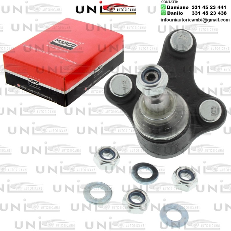 Giunto di Supporto / Guida Assale Anteriore Destro Rinforzato Audi / Seat / Skoda / VW da 2003