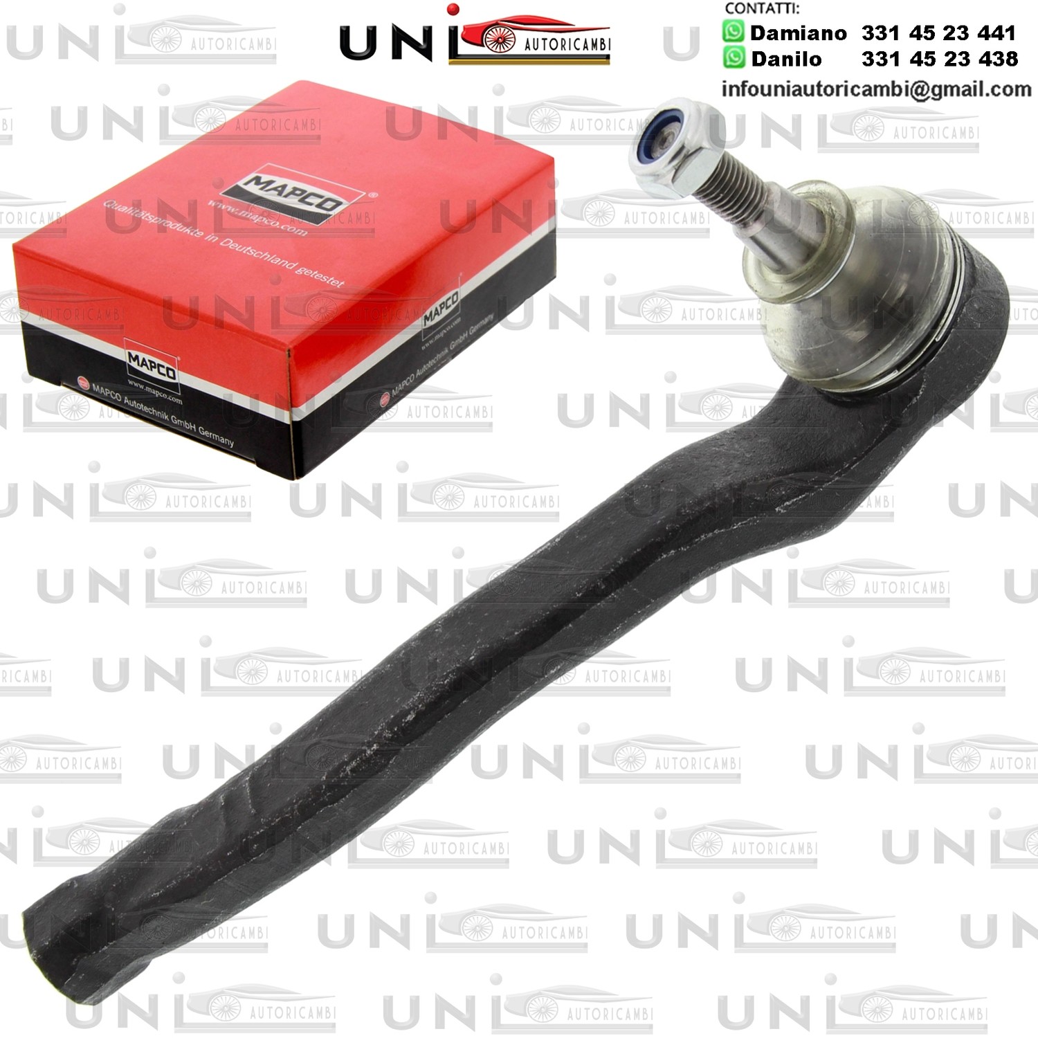 Testa barra d`accoppiamento Assale anteriore Sinistra Rinforzata RENAULT CLIO III, MEGANE II, SCENIC II 1.4-2.0D 09.02-
