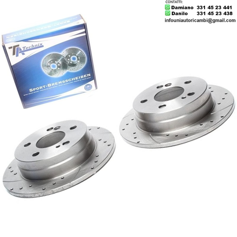 2X Dischi Sportivi Posteriori Mercedes-Benz 190 / E-Klasse / Saloon / Coupe