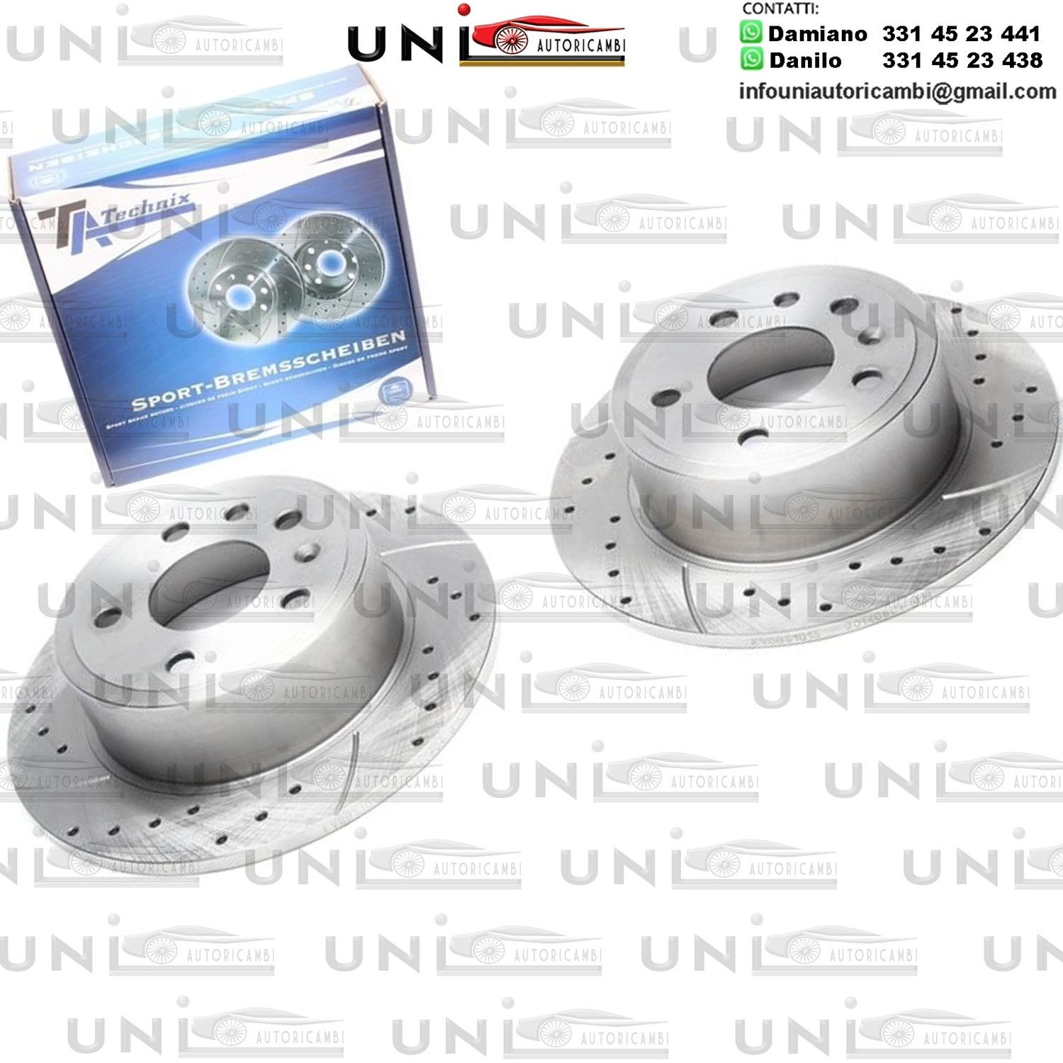 2X Dischi Sportivi Posteriori Opel Omega A / Omega A Caravan / Senator B