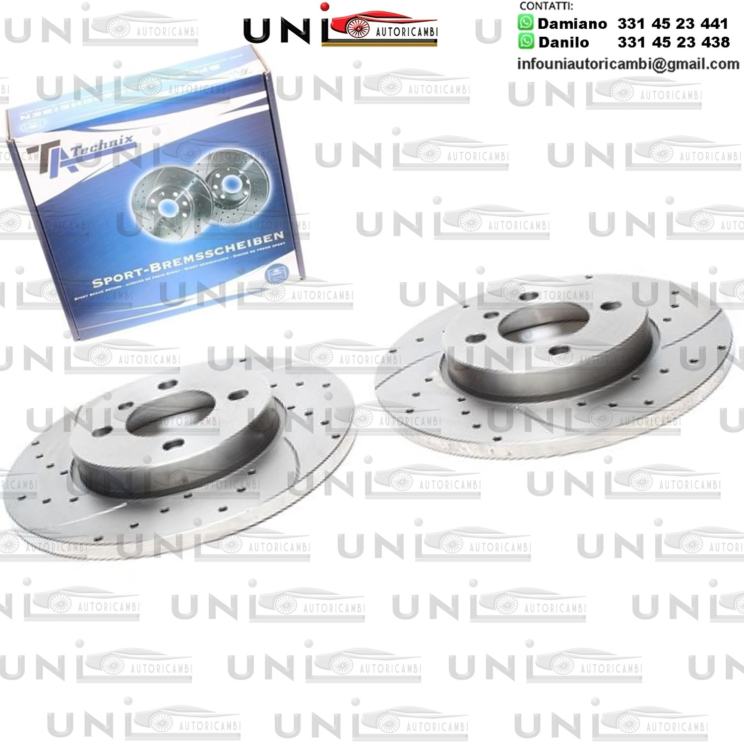 2X Dischi Sportivi Anteriori BMW Serie 3 / Serie 3 Cabriolet / Serie 3 Touring