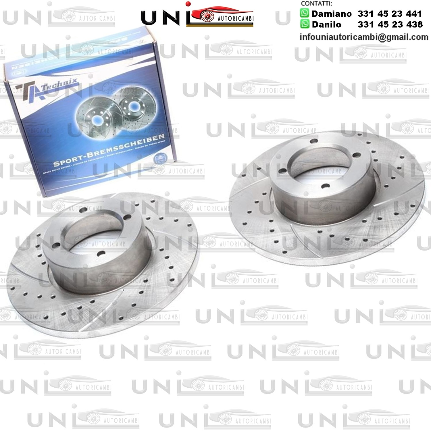 2X Dischi Sportivi Anteriori Lotus Esprit / Opel Ascona B / Astra F Convertible / Cadet C / Cadet C Caravan / Cadet C Coupe / Manta A / Manta B / Rekord D