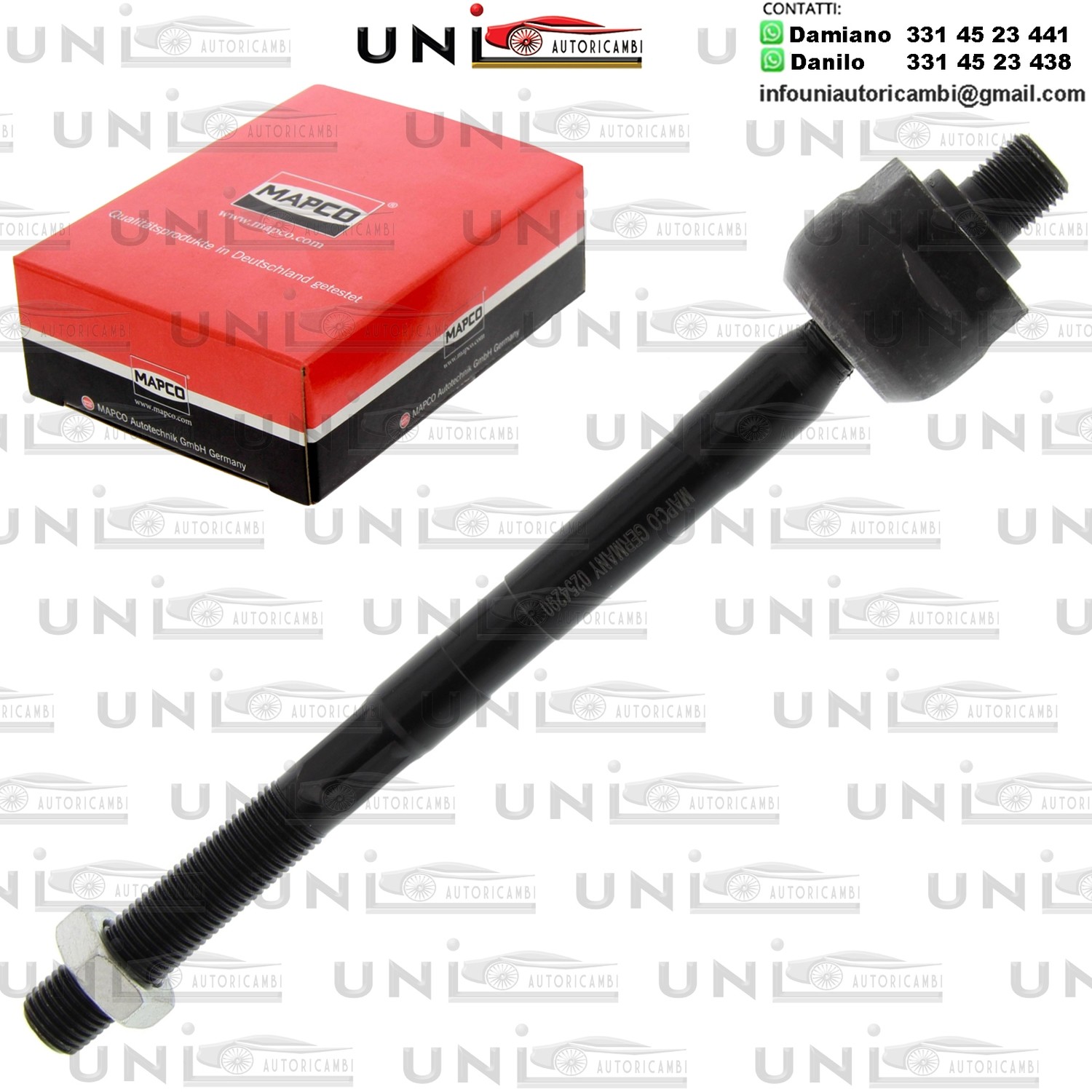 Giunto assiale, Asta trasversale Assale anteriore bilaterale Rinforzato RENAULT G. SCENIC II, MEGANE II, SCENIC II 1.4-2.0D 09.02-