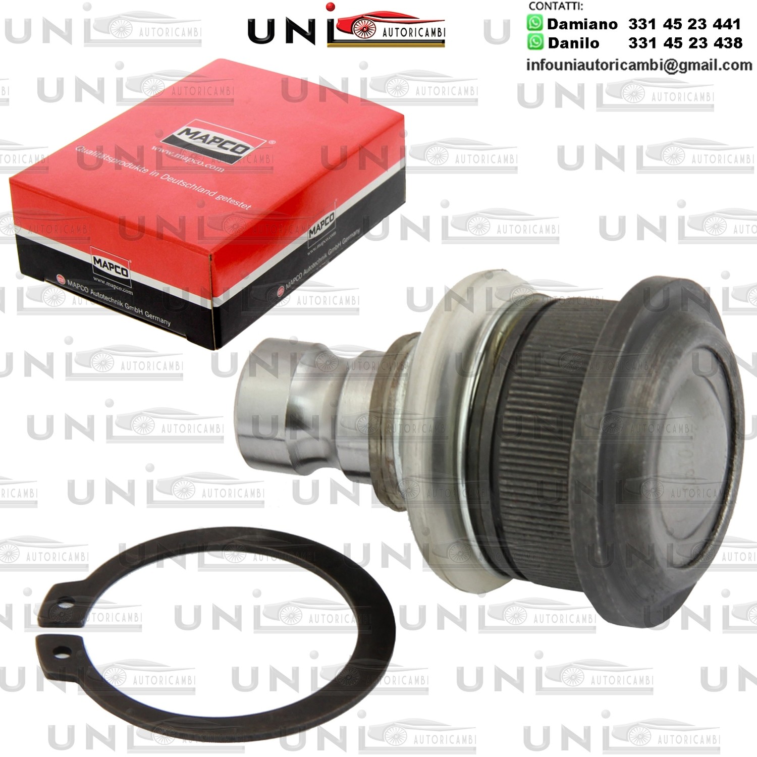 Giunto di supporto / guida Assale anteriore bilaterale Rinforzato DACIA LOGAN, MCV, SANDERO / RENAULT CLIO, SCENIC, LOGAN, MEGANE, MODUS, SCENIC 1.2-Electric 09.02-