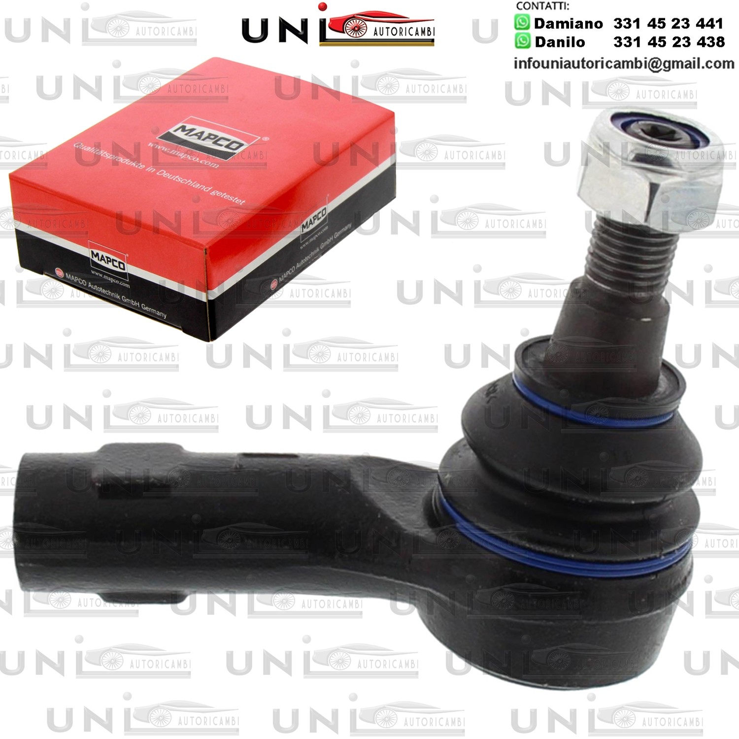 Testa Barra d`accoppiamento Assale Anteriore Sinistra Rinforzata Audi Q7 / Porsche Cayenne / VW Amarok / VW Touareg da 2002