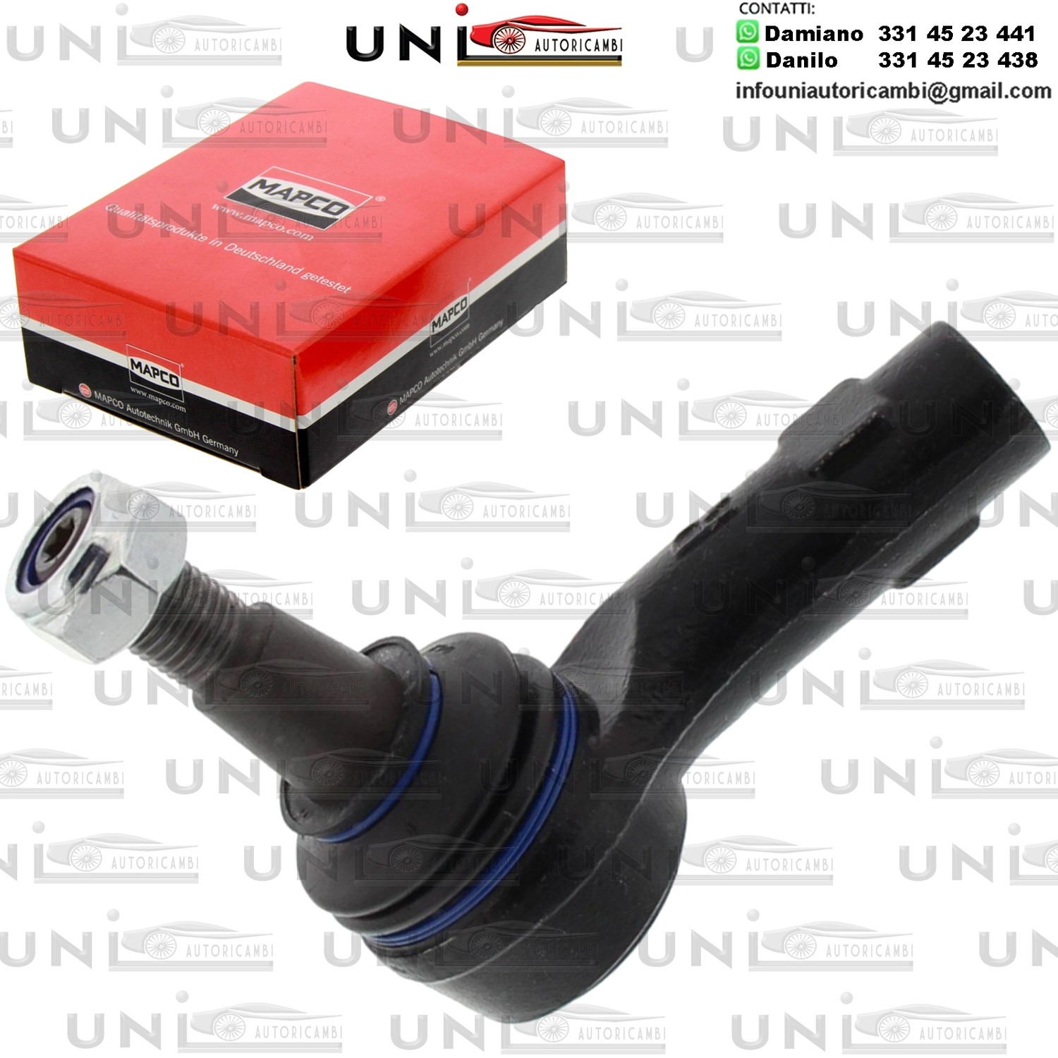 Testa Barra d`accoppiamento Assale Anteriore Destra  Rinforzata Audi Q7 / Porsche Cayenne / VW Amarok / VW Touareg da 2002