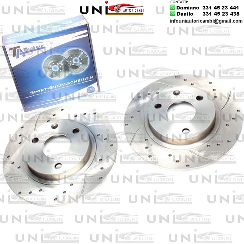 2X Dischi Sportivi Anteriori Citroën AX / Saxo / Peugeot 106 I / 106 II