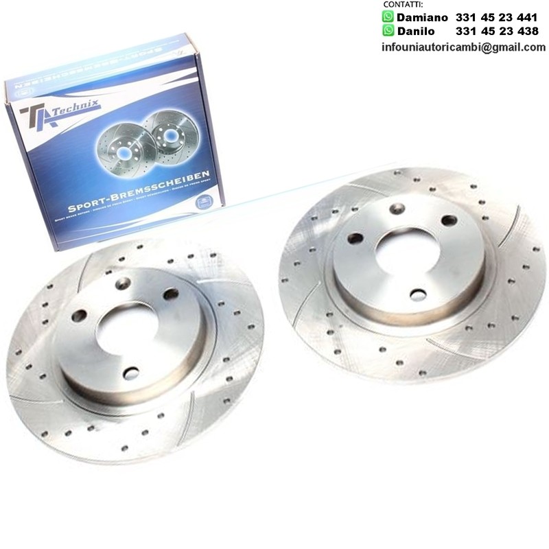 2X Dischi Sportivi Anteriori Citroën AX / Saxo / Peugeot 106 I / 106 II