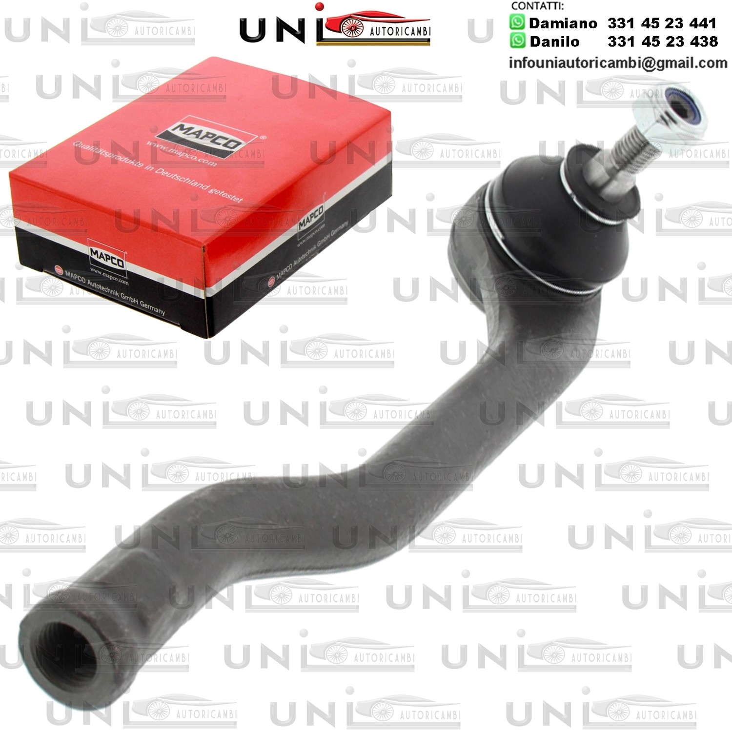 Testa barra d`accoppiamento Assale anteriore Sinistra Rinforzata DACIA DUSTER / RENAULT DUSTER, OROCH 1.2-2.0ALK 04.10-