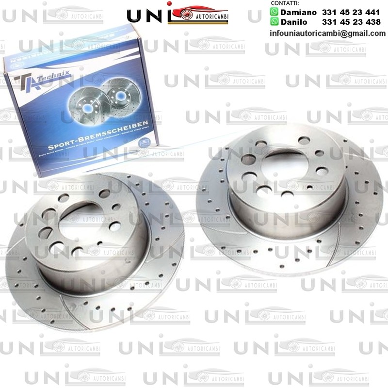 2X Dischi Sportivi Posteriori Volvo 240 / 240 Kombi / 260/ 260 Coupe / 740 / 760 / 940 / 940 II / 960 II /