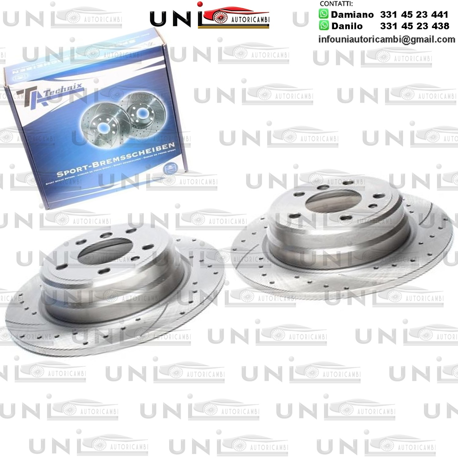 2X Dischi Sportivi Posteriori BMW Series 5 (E34) / Series 5 Touring (E34)