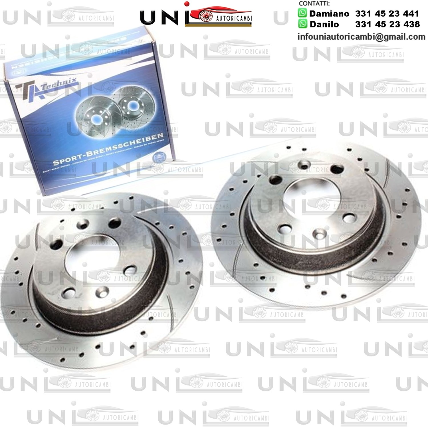 2X Dischi Sportivi Posteriori Saab 900 I Coupe Combi / 900 I / 900 Cabriolet / 9000 Hatchback / 9000