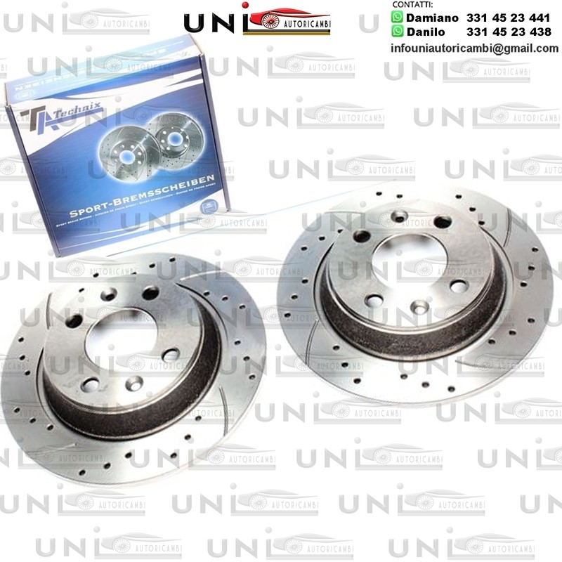 2X Dischi Sportivi Posteriori Saab 900 I Coupe Combi / 900 I / 900 Cabriolet / 9000 Hatchback / 9000