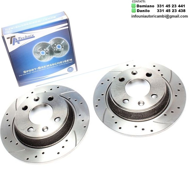 2X Dischi Sportivi Posteriori Saab 900 I Coupe Combi / 900 I / 900 Cabriolet / 9000 Hatchback / 9000