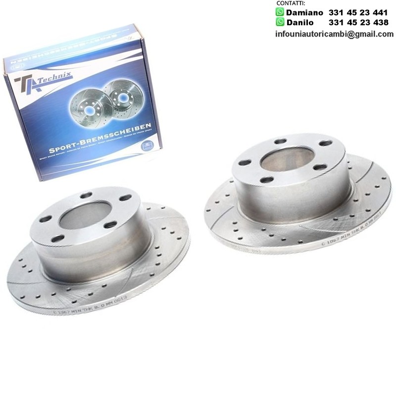 2X Dischi Sportivi Posteriori Audi 100 / 100 Avant / A6 / A6 Avant / Skoda Superb / Volkswagen Passat / Passat Estate