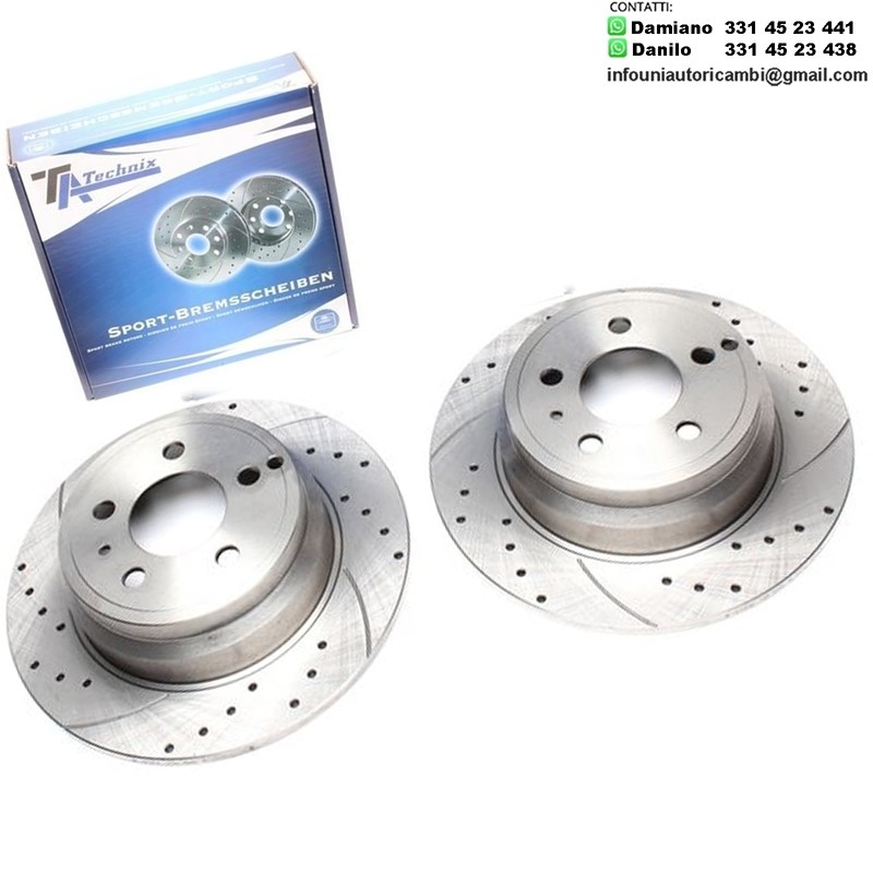 2X Dischi Sportivi Posteriori Volvo C70 I Coupe / C70 I Cabriolet / S70 / V70 I / 850 / 850 Kombi