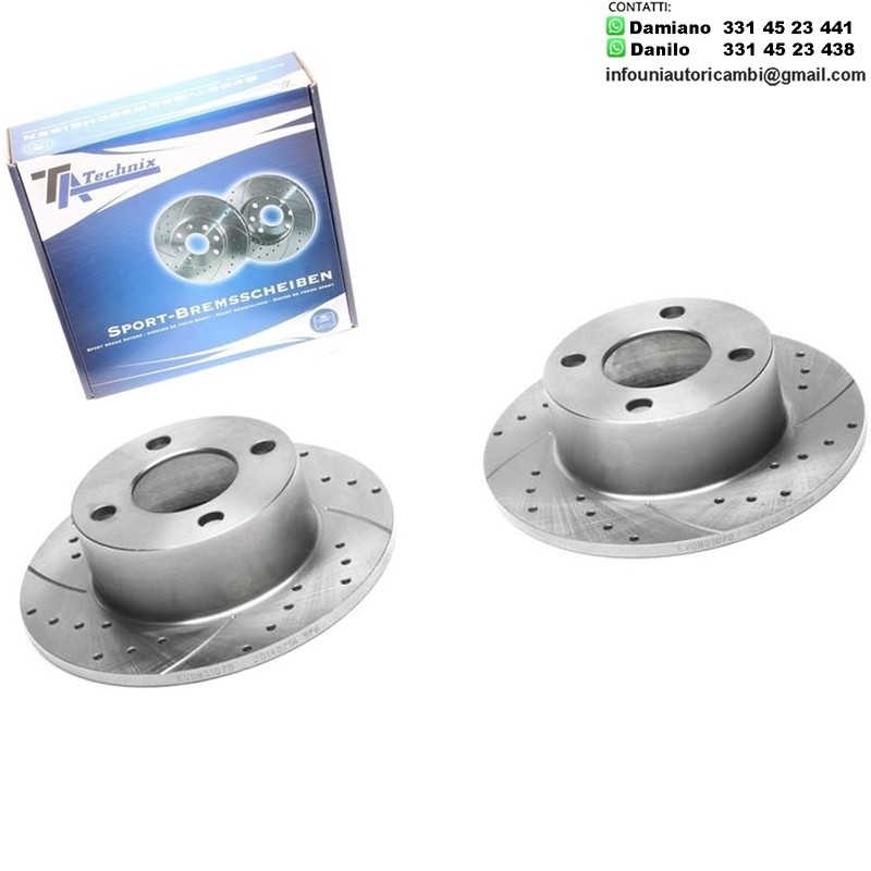 2X Dischi Sportivi Posteriori Audi 100 (44, 44Q, C3)